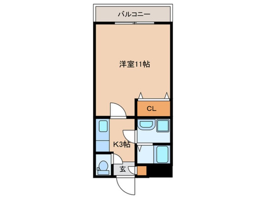 間取図 レジデンス福永Ⅱ