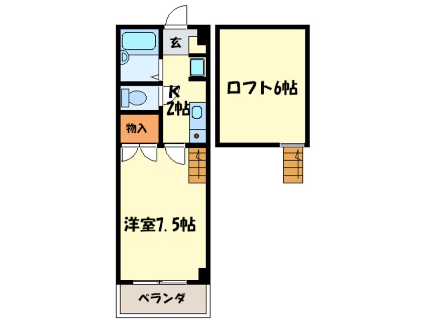 間取図 ツインリッチ高宮