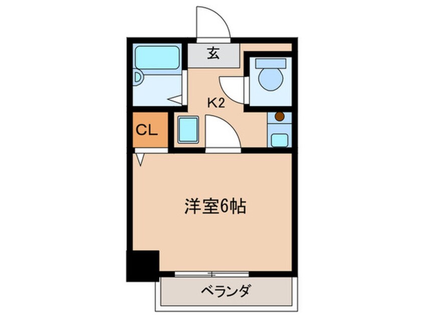 間取図 コスモメゾンアキヤマ