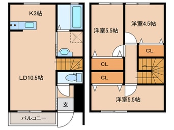 間取図 ソシオス赤間