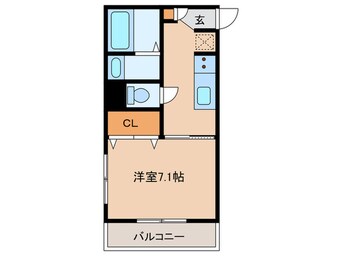 間取図 ムーラン・ルージュ下荒田