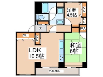 間取図 桜台第二ｸﾞﾘｰﾝｺｰﾎﾟ（203）