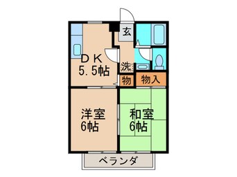 間取図 ハピネス三吉