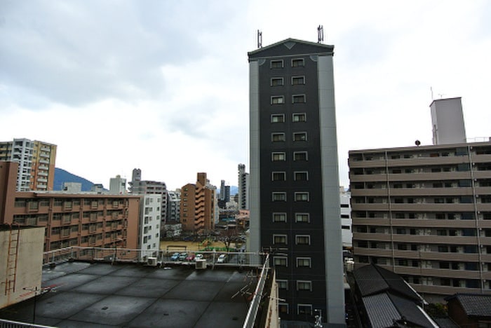 室内からの展望 ヴァルト片野駅前