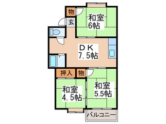 間取図 高松ハイツ