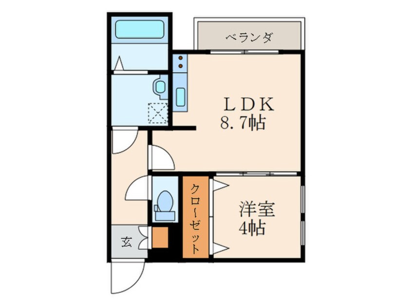 間取図 グランドプレミアム三萩野