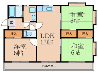 間取図 プロスペール板付