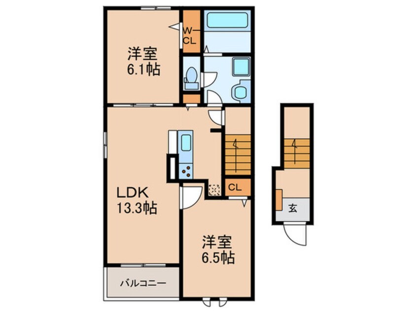 間取図 仮)グランメゾン・ヤマグチ