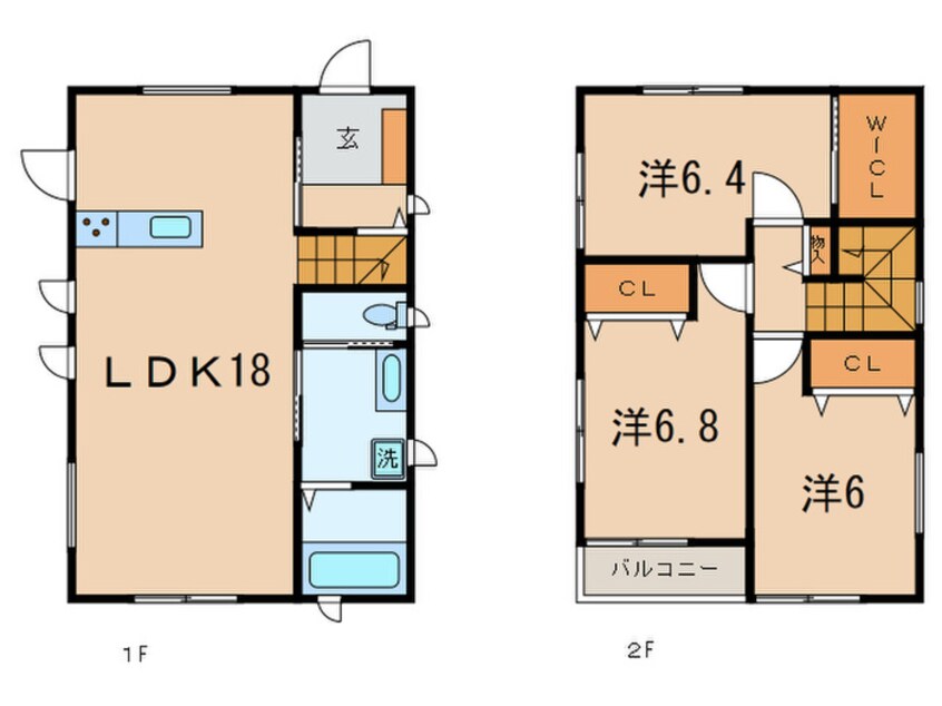 間取図 クルーズ・リアン５号棟