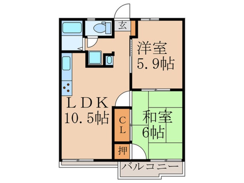 間取図 タウニーズ