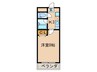 リファレンス駅南 1Kの間取り