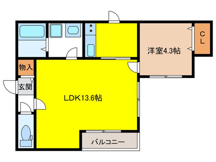 間取り図 クルトNob博多南