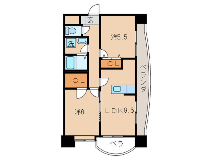 間取図 ヒット砂津ビル