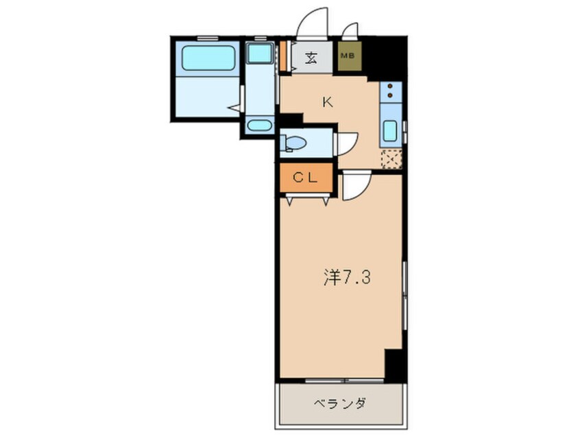 間取図 ブライトハーツ門司駅前通り