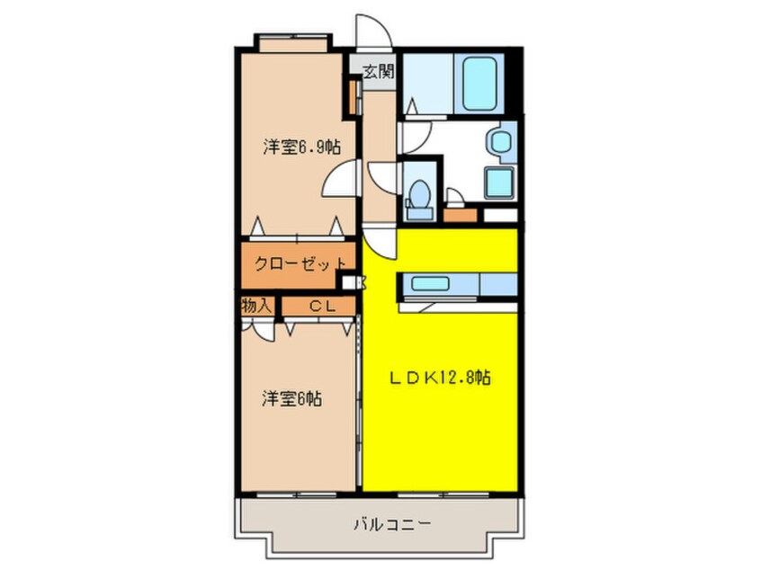 間取図 トニーコート