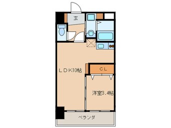 間取図 グランブル－ドゥ