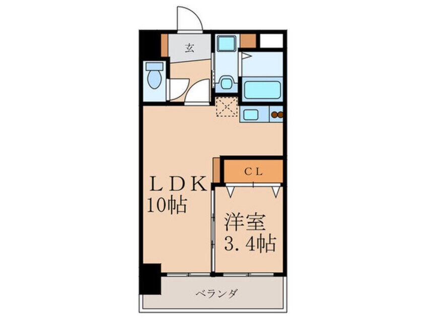 間取図 グランブル－ドゥ