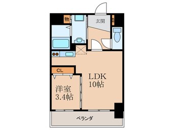 間取図 グランブル－ドゥ