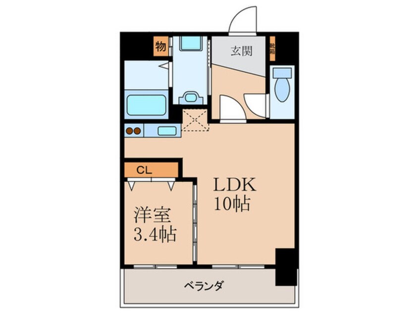 間取図 グランブル－ドゥ