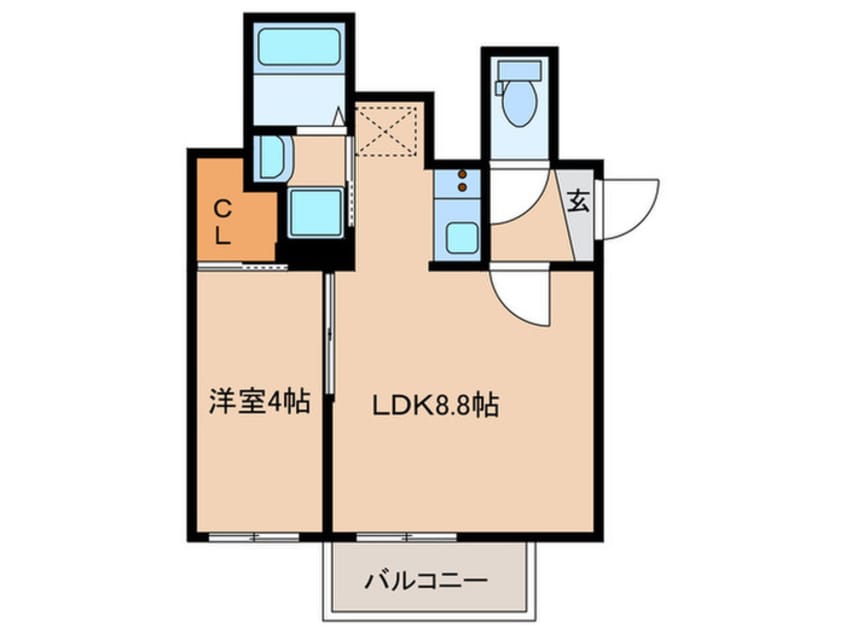 間取図 仮）ウェリス東浜