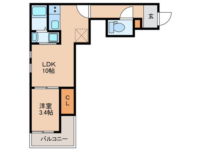 間取り図 仮）ウェリス東浜