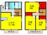 セジュ－ル　ドゥ 3LDKの間取り