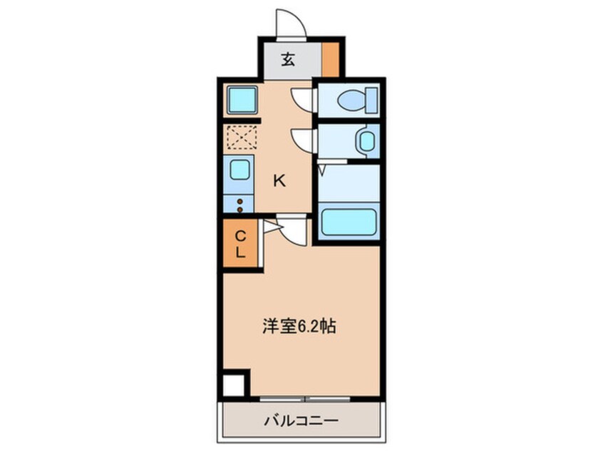 間取図 エーデルⅡ周船寺