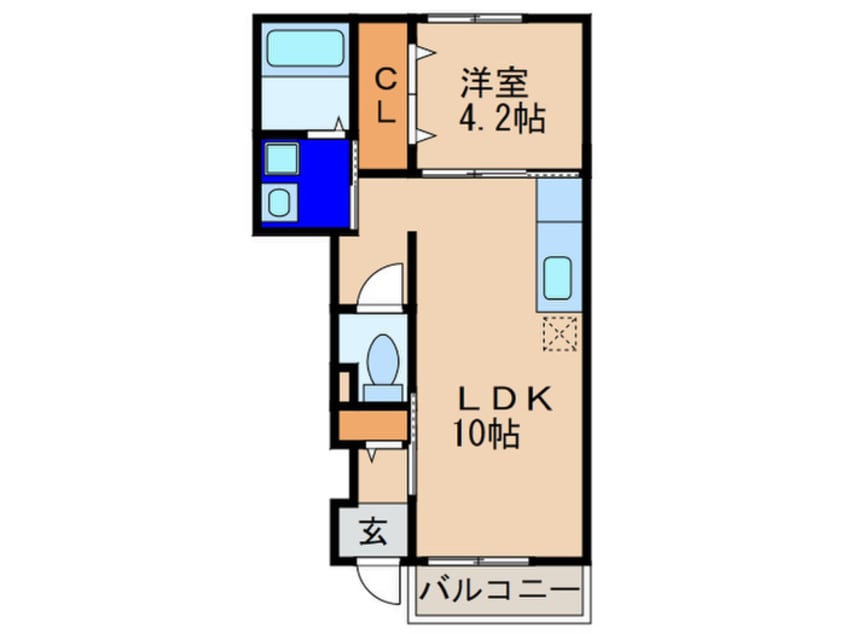 間取図 サニープレイス大平