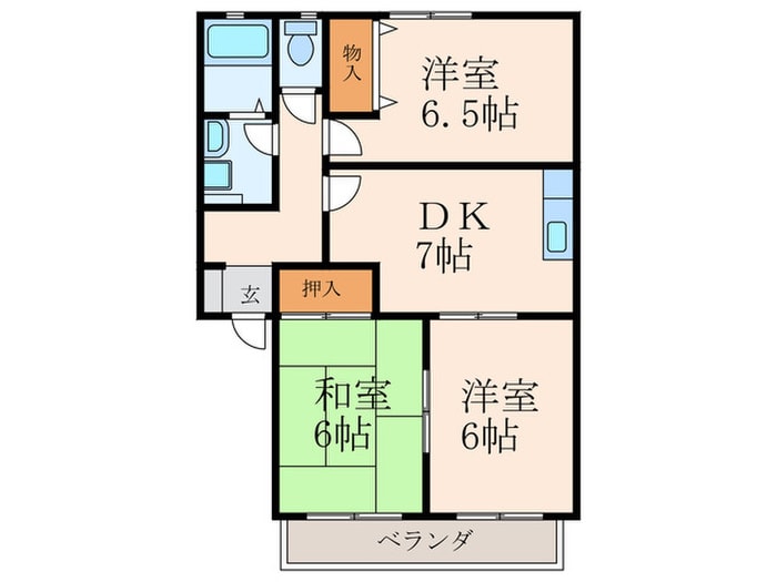 間取り図 パルテール星ヶ丘　Ⅲ