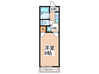 間取図 コートヒルズ二日市北