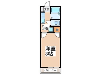 間取図 コートヒルズ二日市北