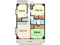 ラフィネ小田部の間取図