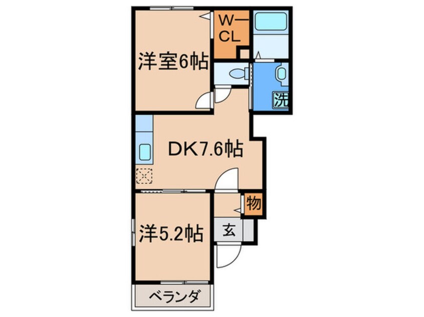 間取図 アバンツァ－ト・ＭⅠ