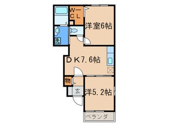 間取図 アバンツァ－ト・ＭⅠ