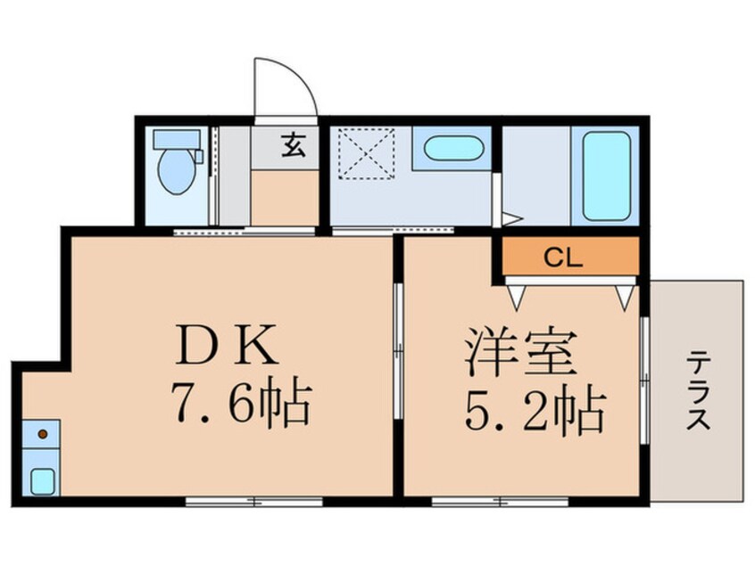 間取図 フォレストハイツ熊野