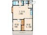 ナ－セリ－木町 2LDKの間取り