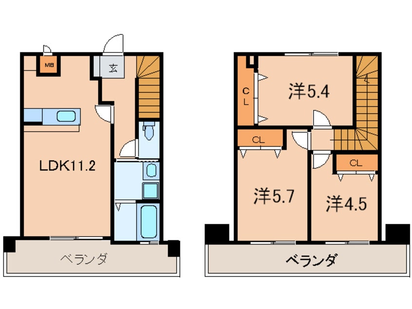 間取図 レジェンド砂津