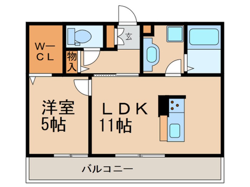 間取図 グランドヒル英