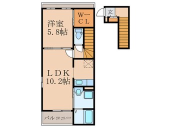 間取図 エレガントサキタＡ