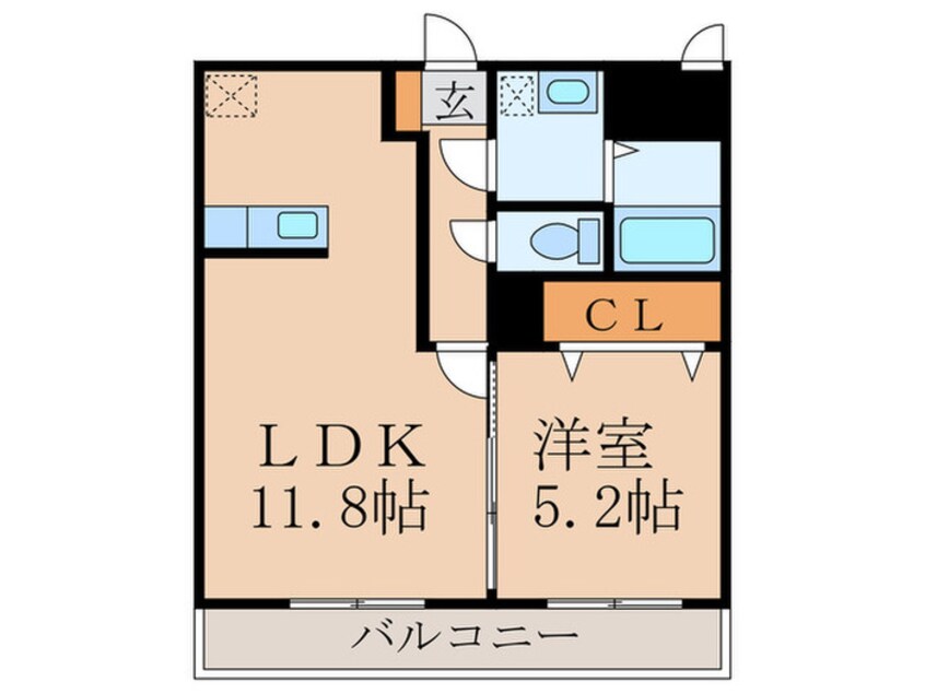 間取図 ユーミークランツ殿町