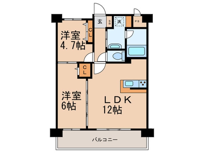 間取り図 ホワイトアゲート博多