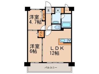 間取図 ホワイトアゲート博多