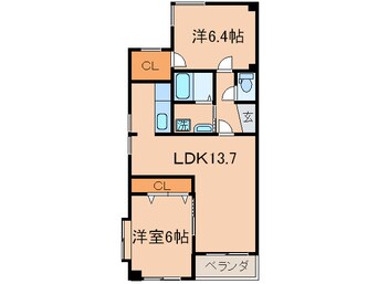 間取図 フラワースポット