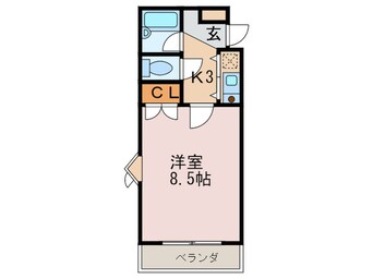 間取図 アルシュ八幡東