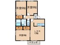 フレマリール ＡＳＯＵ Ｄの間取図