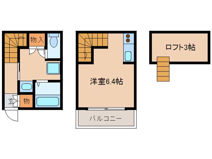 間取図 ピュアフリー大濠 Ⅰ