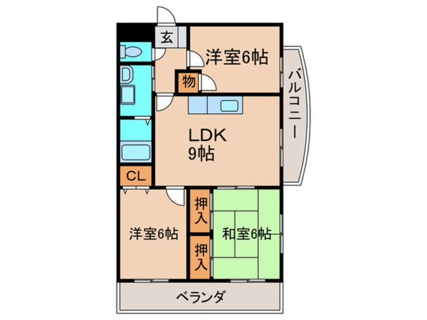 間取図 エクセル青葉台Ⅱ