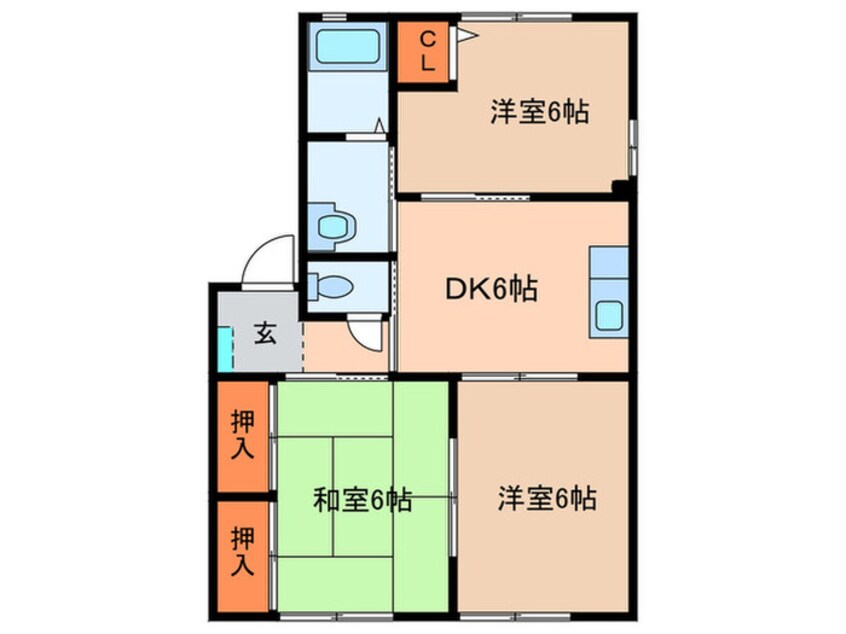 間取図 サンルミナスＡ棟