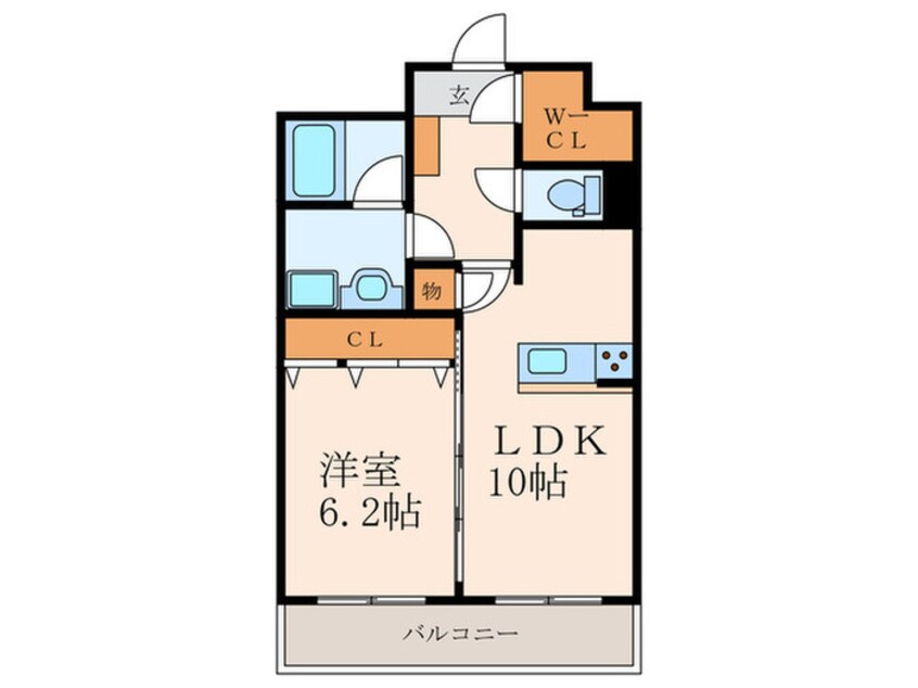 間取図 LEON篠崎B棟