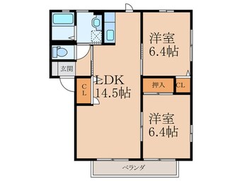 間取図 サンルミナスＣ棟